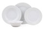 Hermia ZUM24Y200 Vajilla de 24 Piezas en Porcelana Blanca